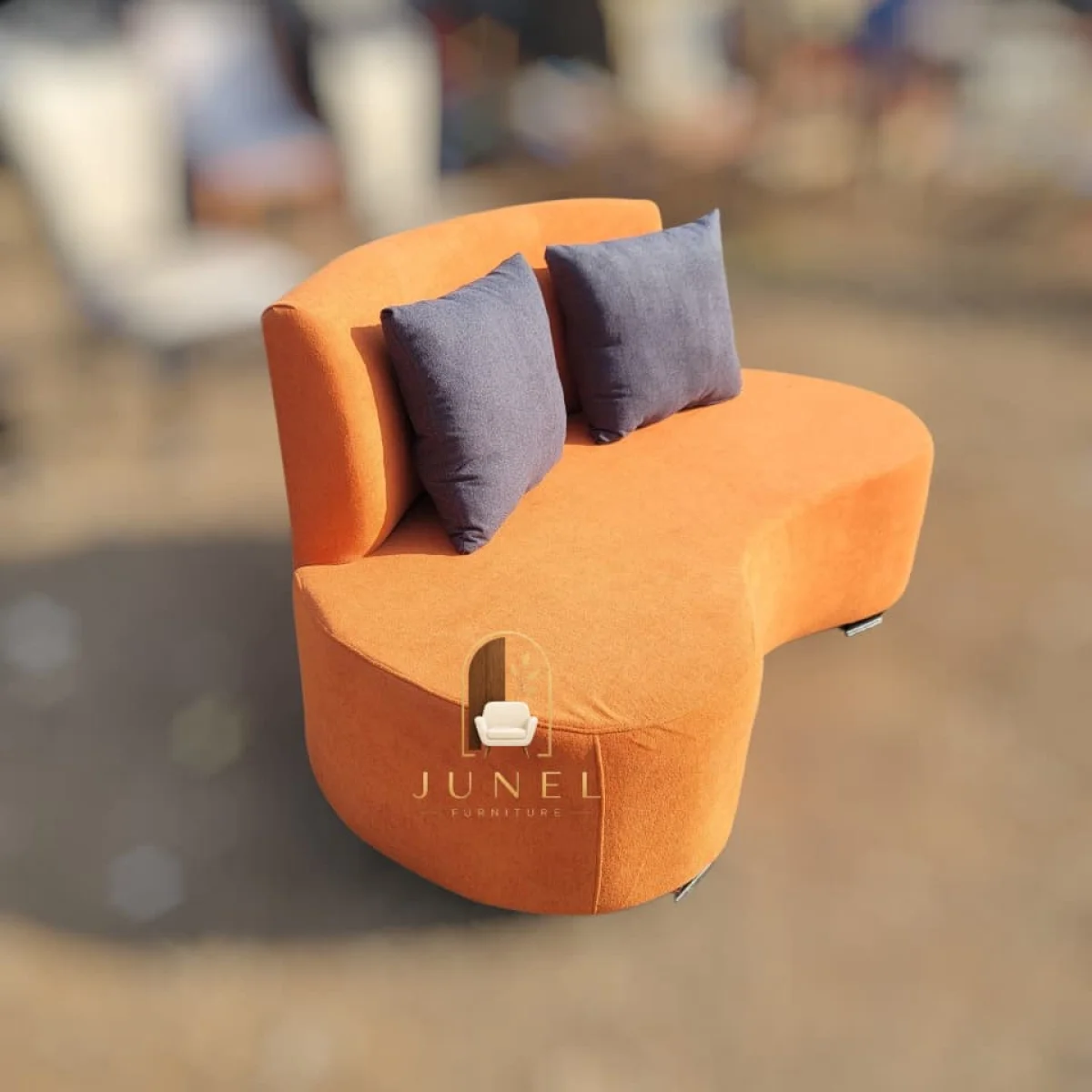 Amber Curve 2-Seater Accent Sofa