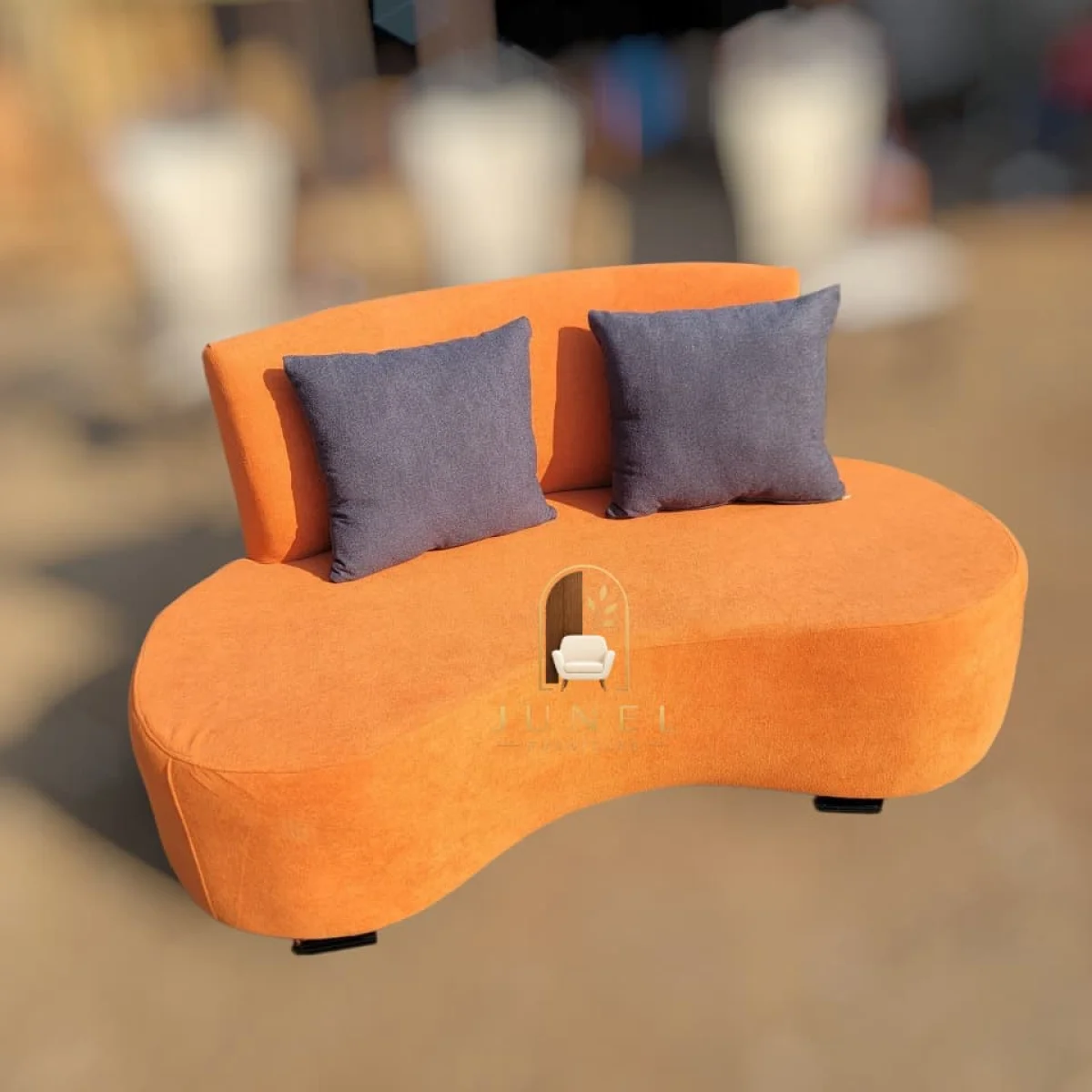 Amber Curve 2-Seater Accent Sofa