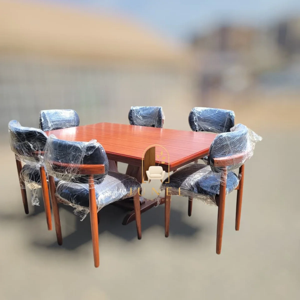 Ebony Comfort 6-Seater Dining Set