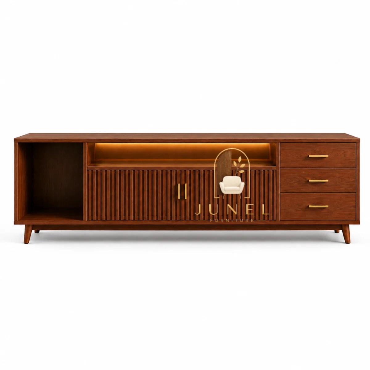 Amani Luxe Solid Mahogany TV Stand
