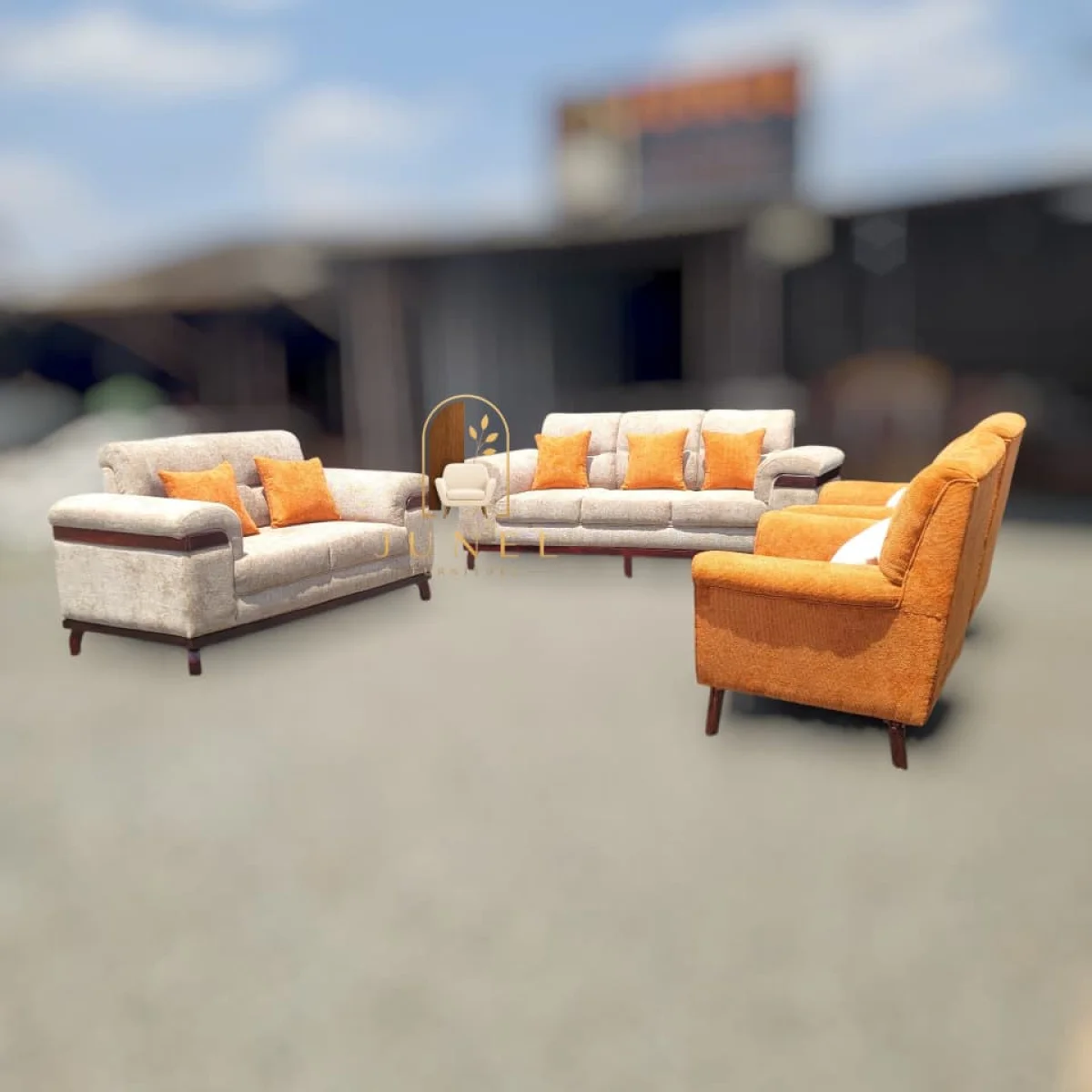 Amber Harmony 7-Seater Sofa Set