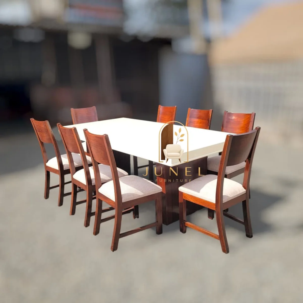Ivory Crest 8-Seater Dining Set