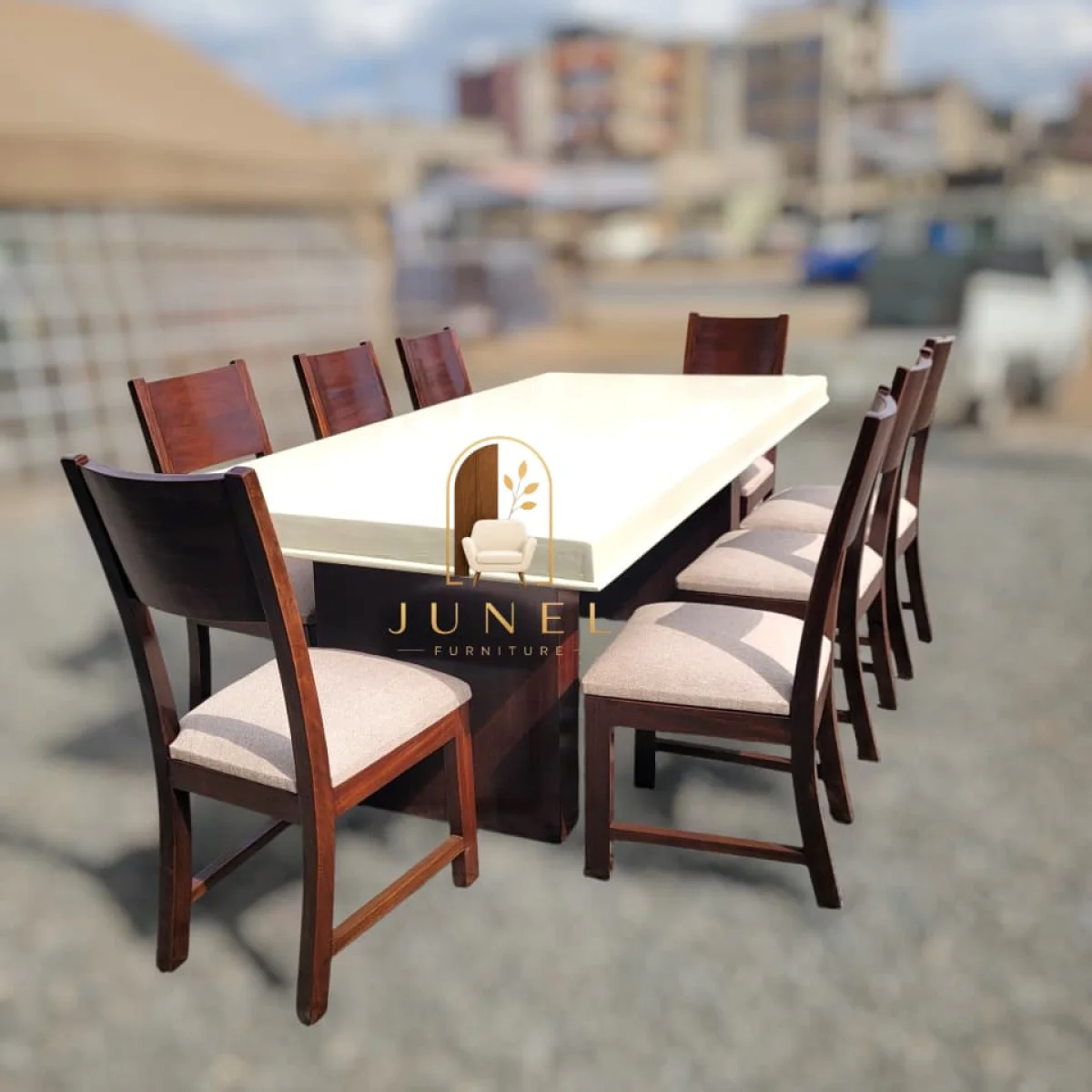 Ivory Crest 8-Seater Dining Set