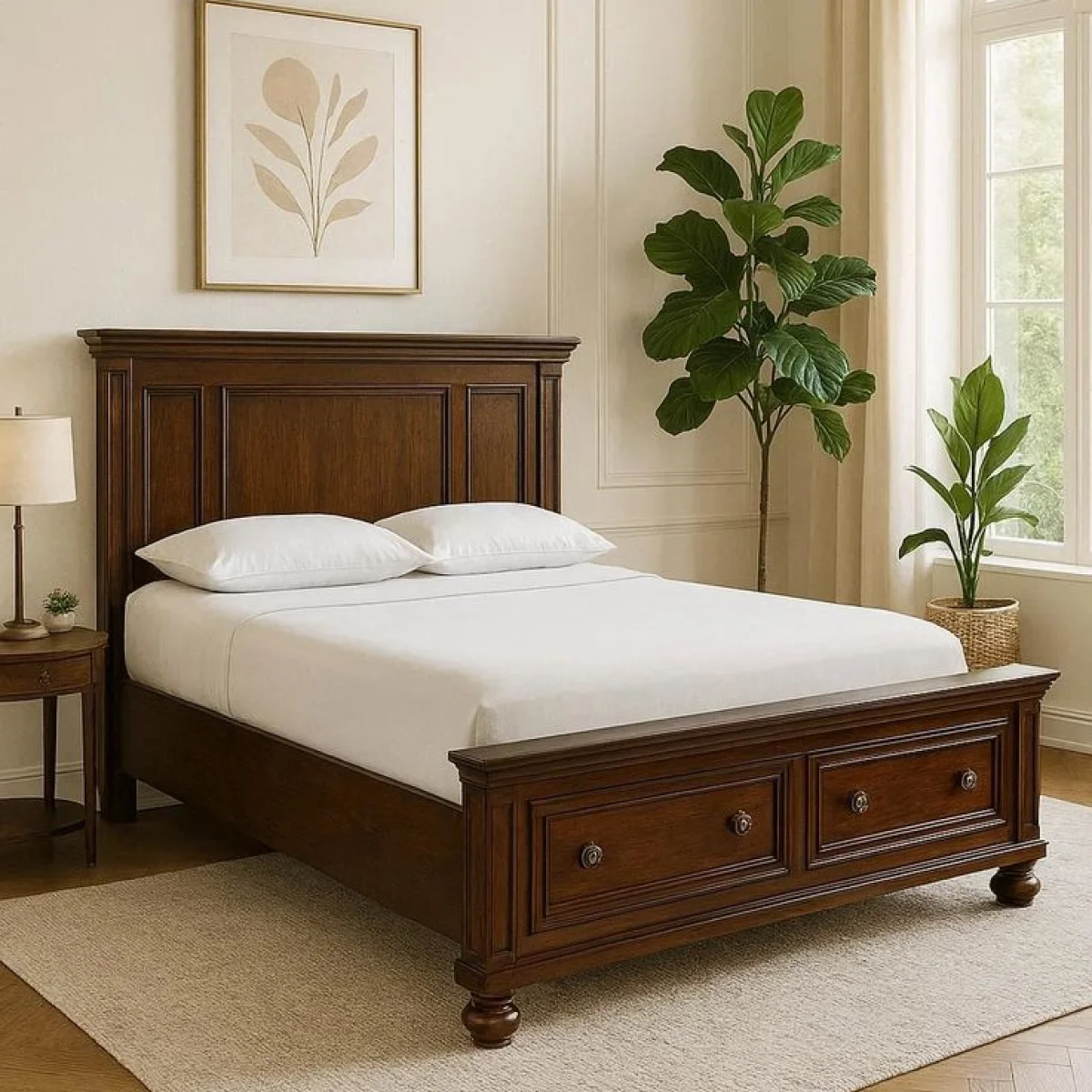 Heritage Solid Mahogany  Bed