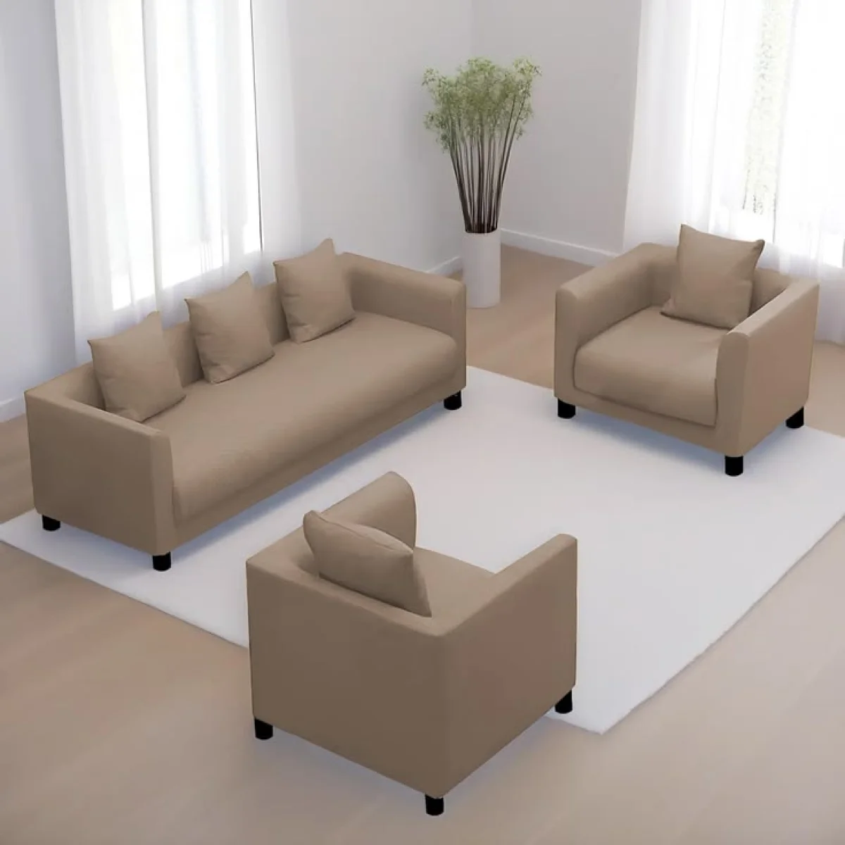 Amani 5-Seater Modern Sofa Set
